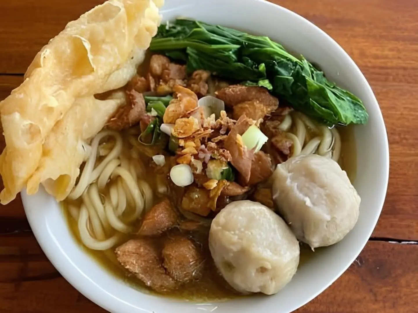 Mie Ayam Bakso, Chicken Noodles With Bakso