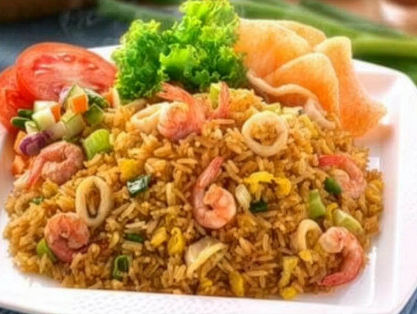 Nasi Goreng Seafood, Seafood Fried Rice
