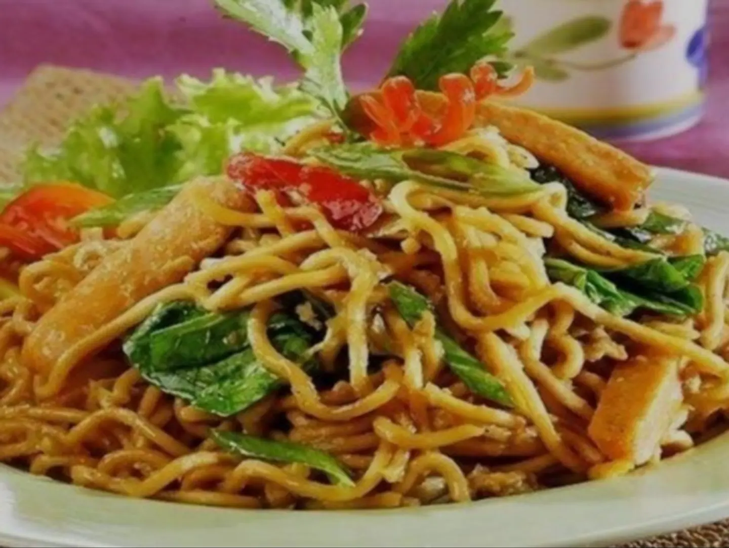 Mie Goreng Ayam, Chicken Fried Noodles