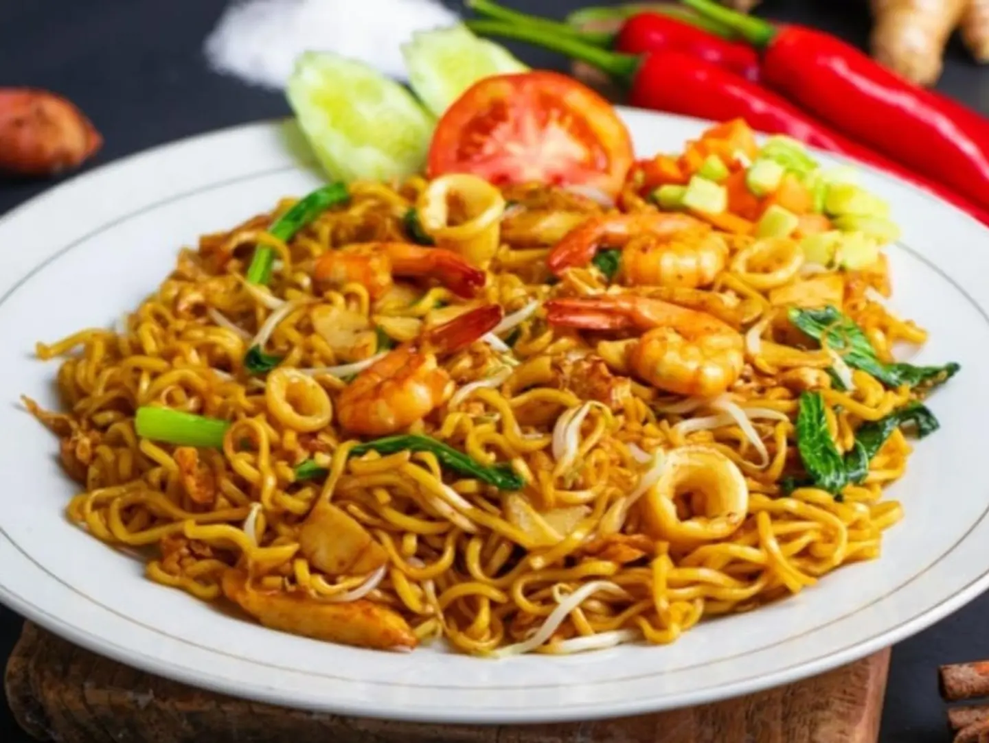 Mie Goreng Seafood, Fried Noodles