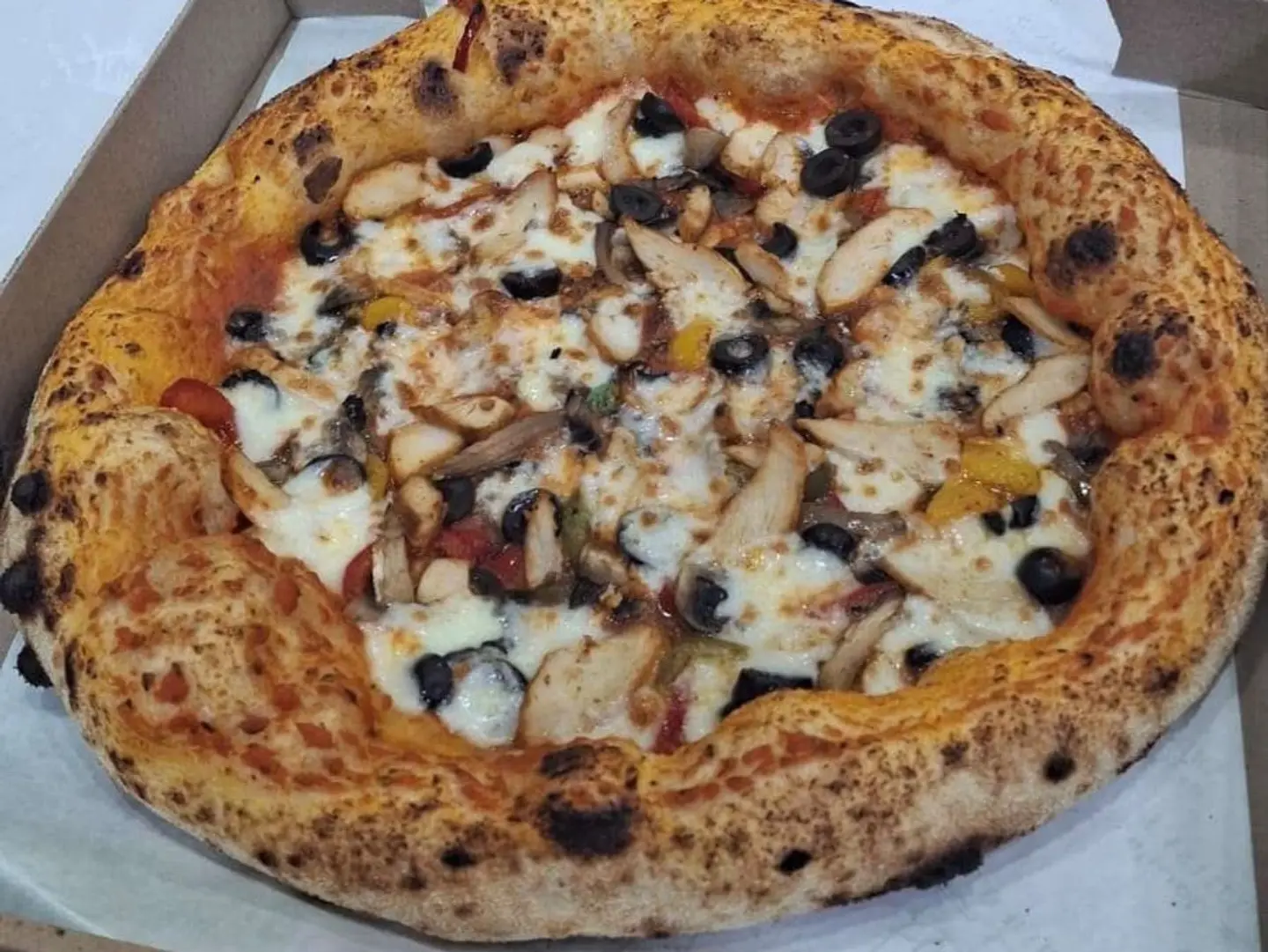 Chicken And Mushroom Pizza