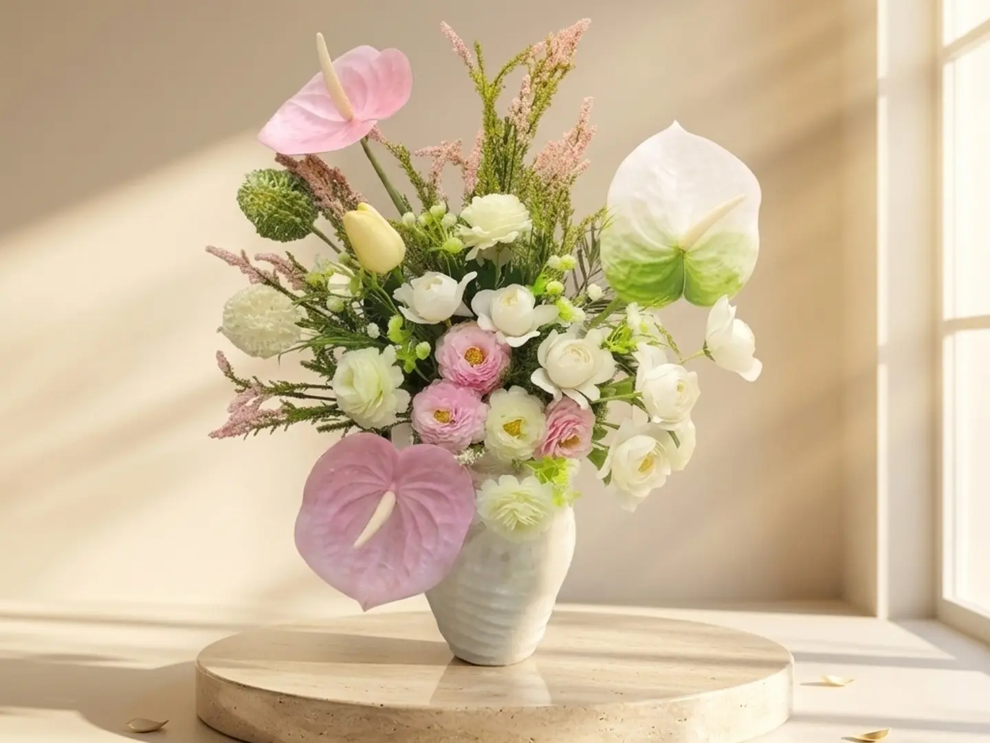 White Diamond Vase