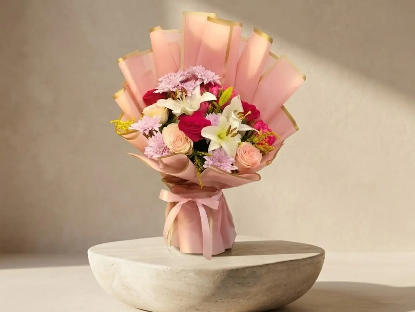 A Bouquet Of Roses, A Touch Of Elegance
