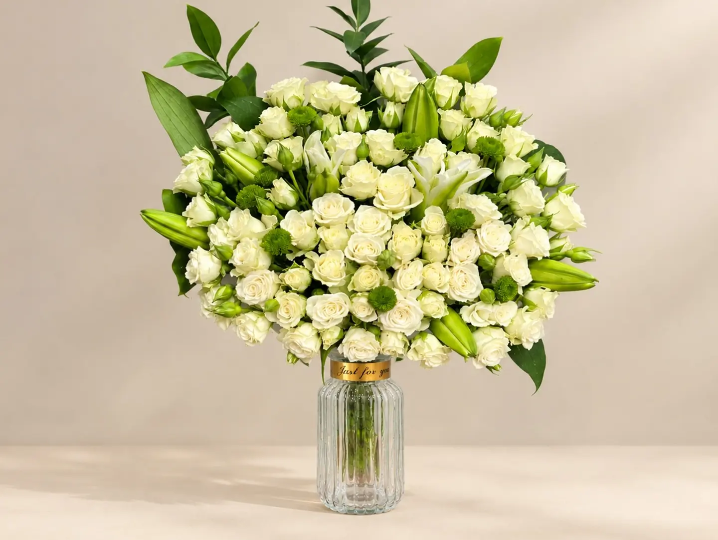 A Vase Of Natural Roses... A Touch Of Nature