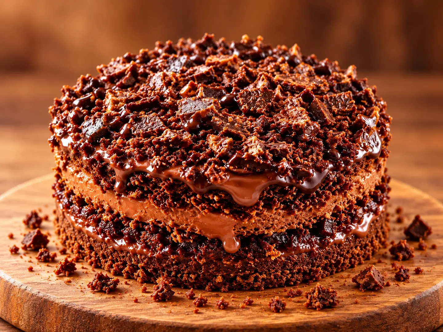 Chocolate Crunchy Cake