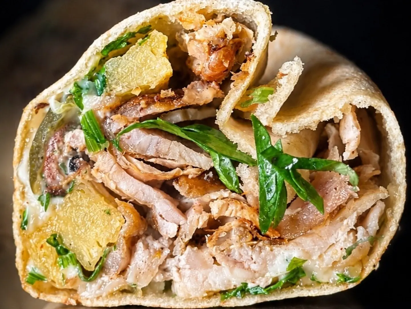 Sarukh Shawarma With Tabbouleh