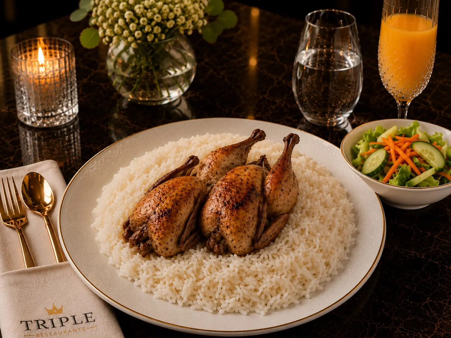 Grilled Quail