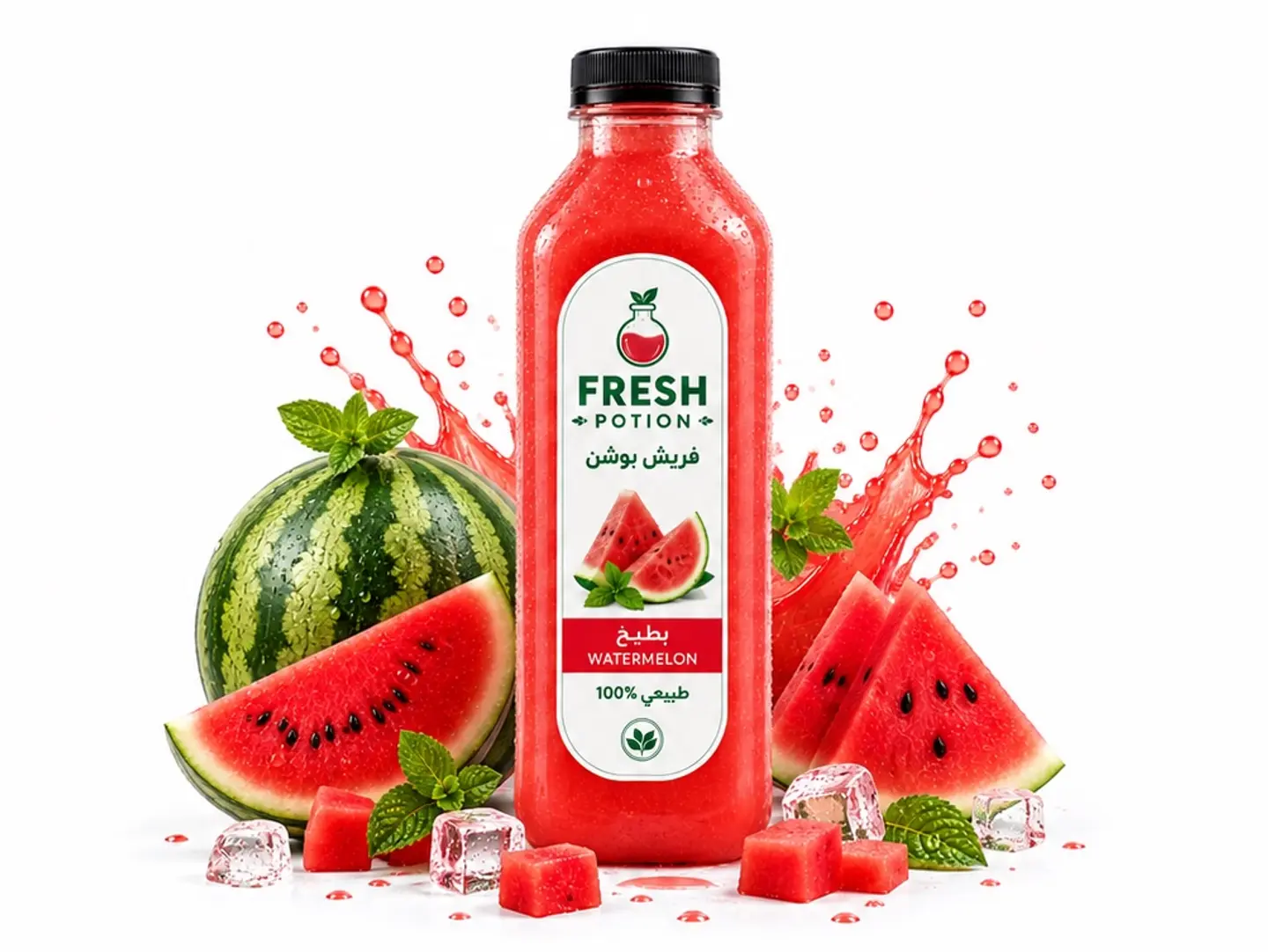 Gallon Liter Of Watermelon Juice