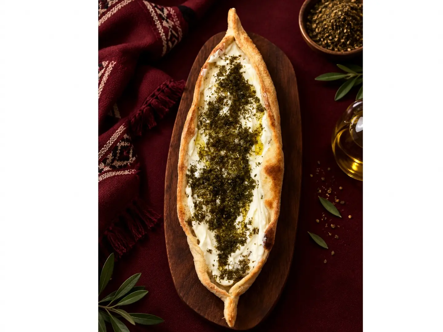 قارب لبنه زعتر