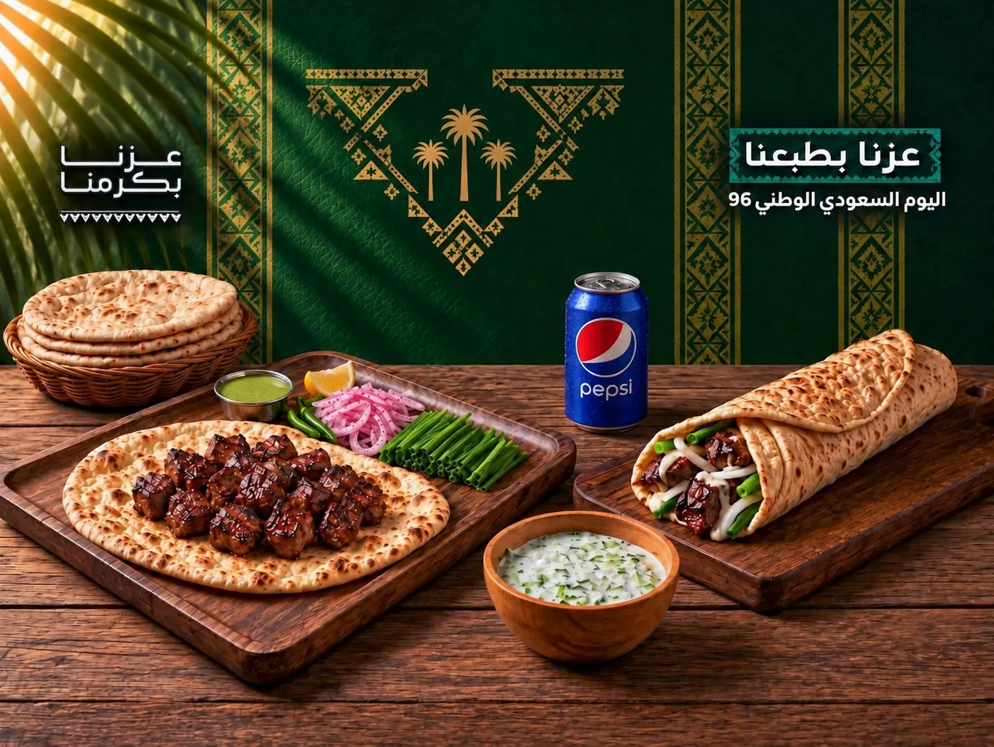وجبة اليوم الوطني تكا لومي لحم