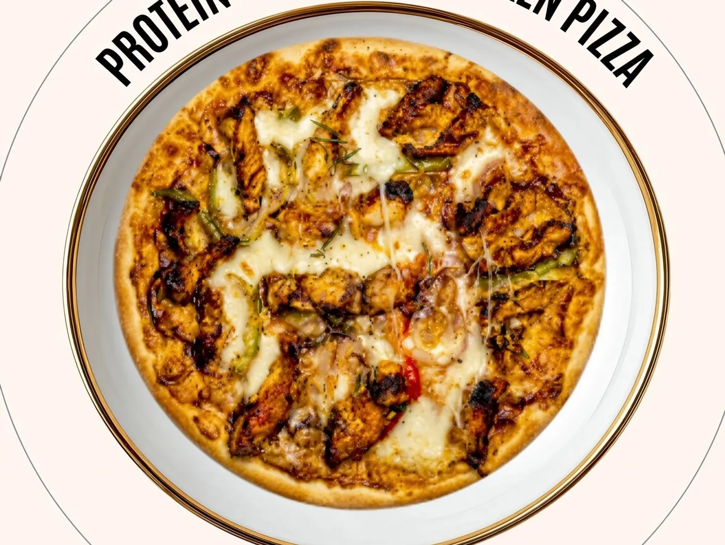 Protein Pizza   Chicken Bbq
