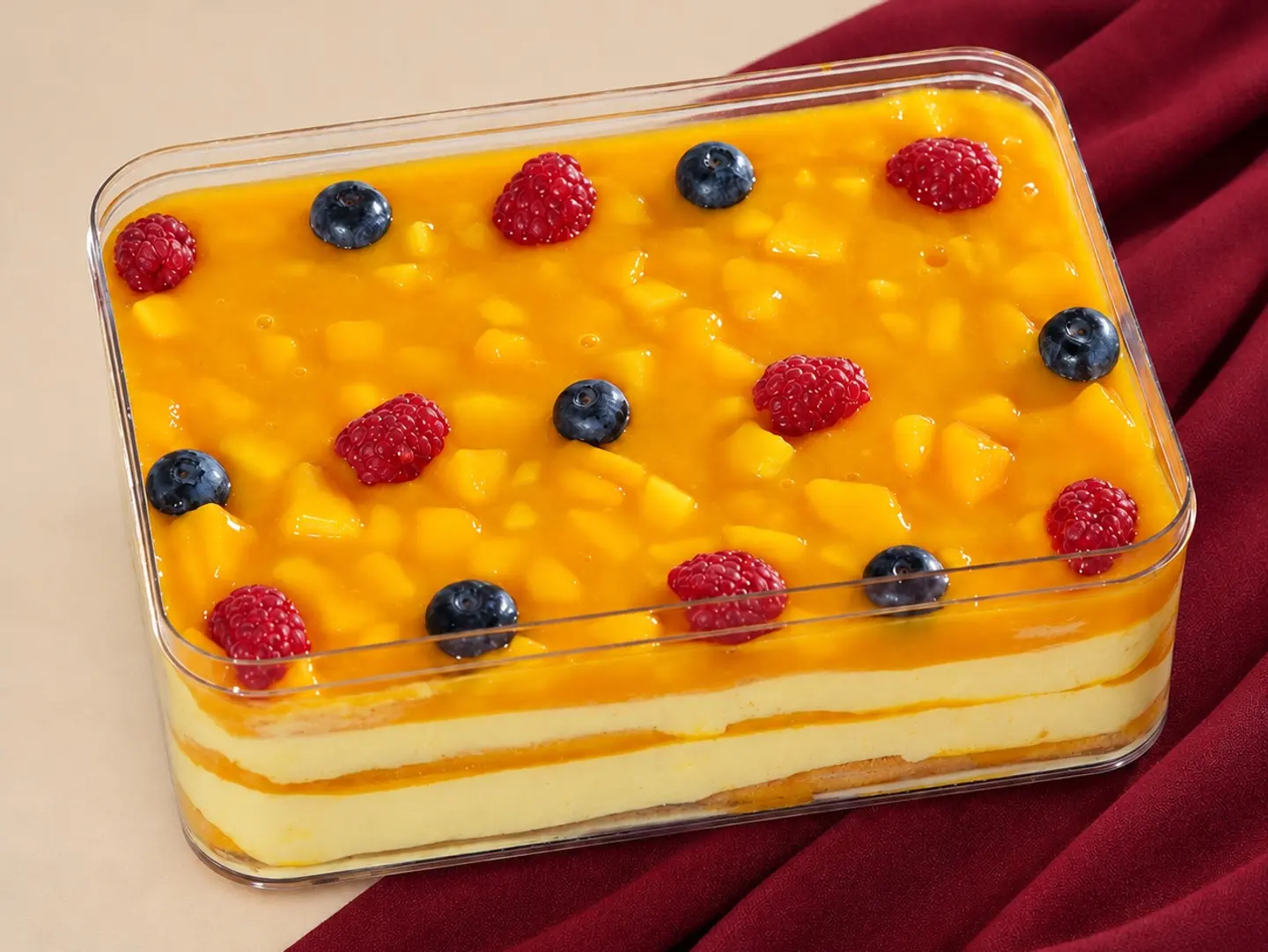 Large Mango Tiramisu