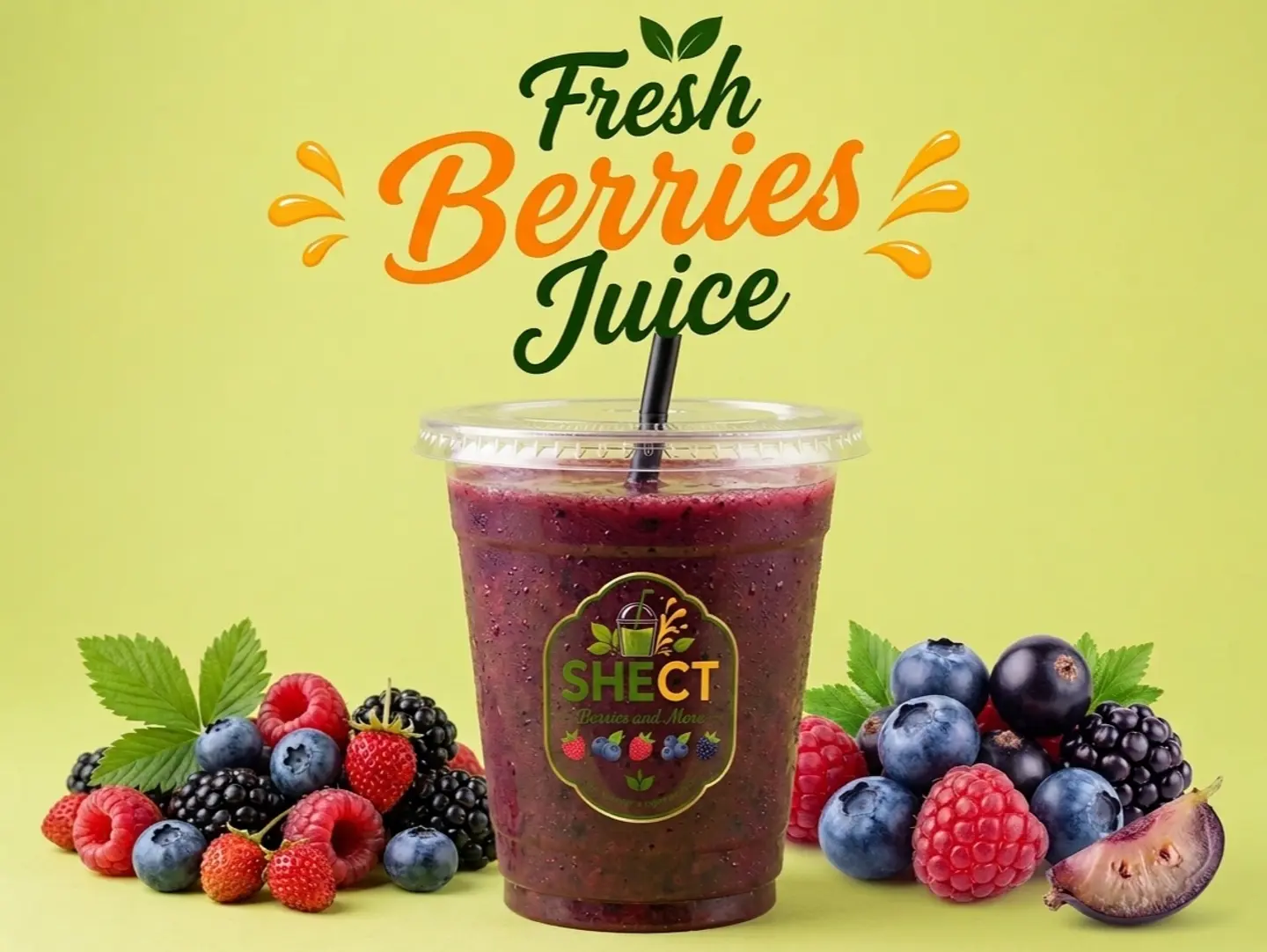 Berries Juice Natural - Regular 12 Oz