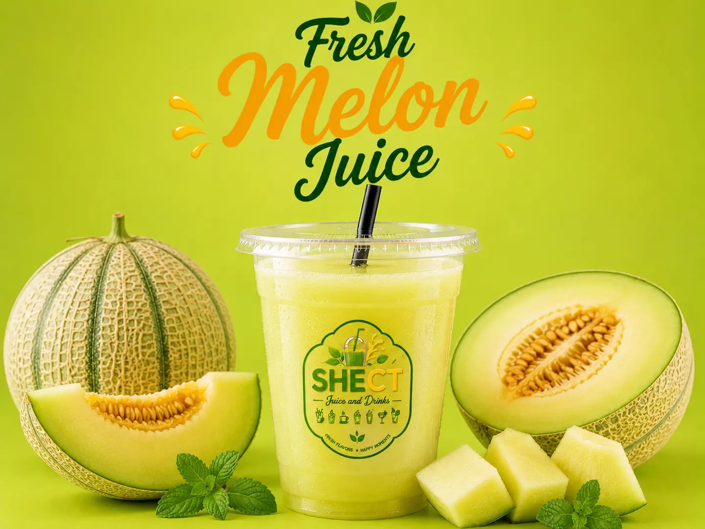 Melon Juice Natural - Regular 350 Ml
