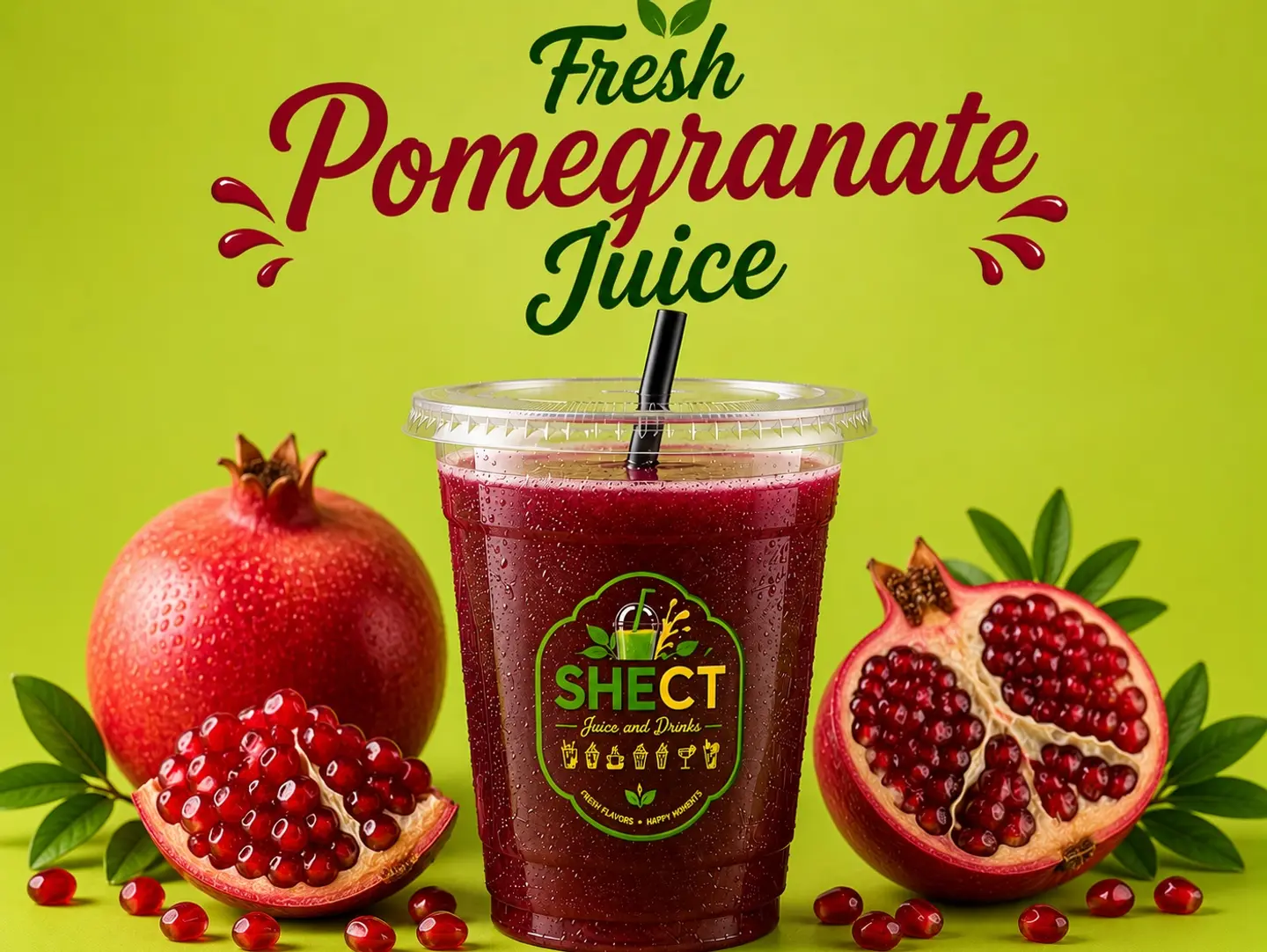Pomegranate Juice Natural - Regular 350 Ml