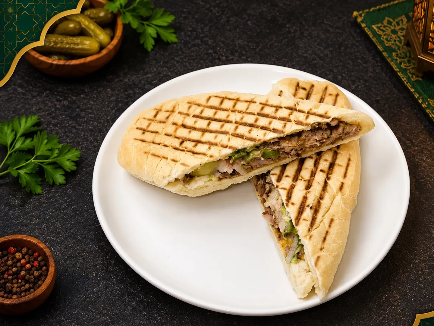 شاورما بانيني
