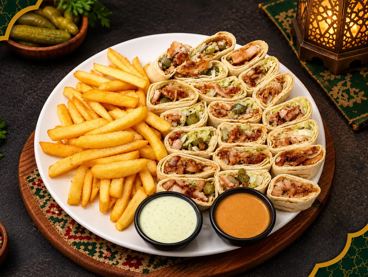 شاورما عربي دبل