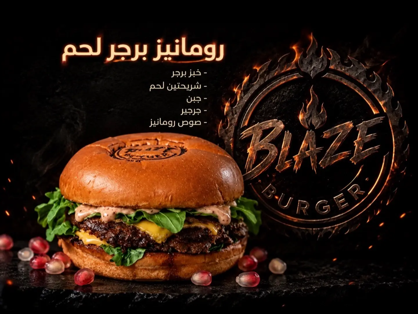 Romaniz Beef Burger