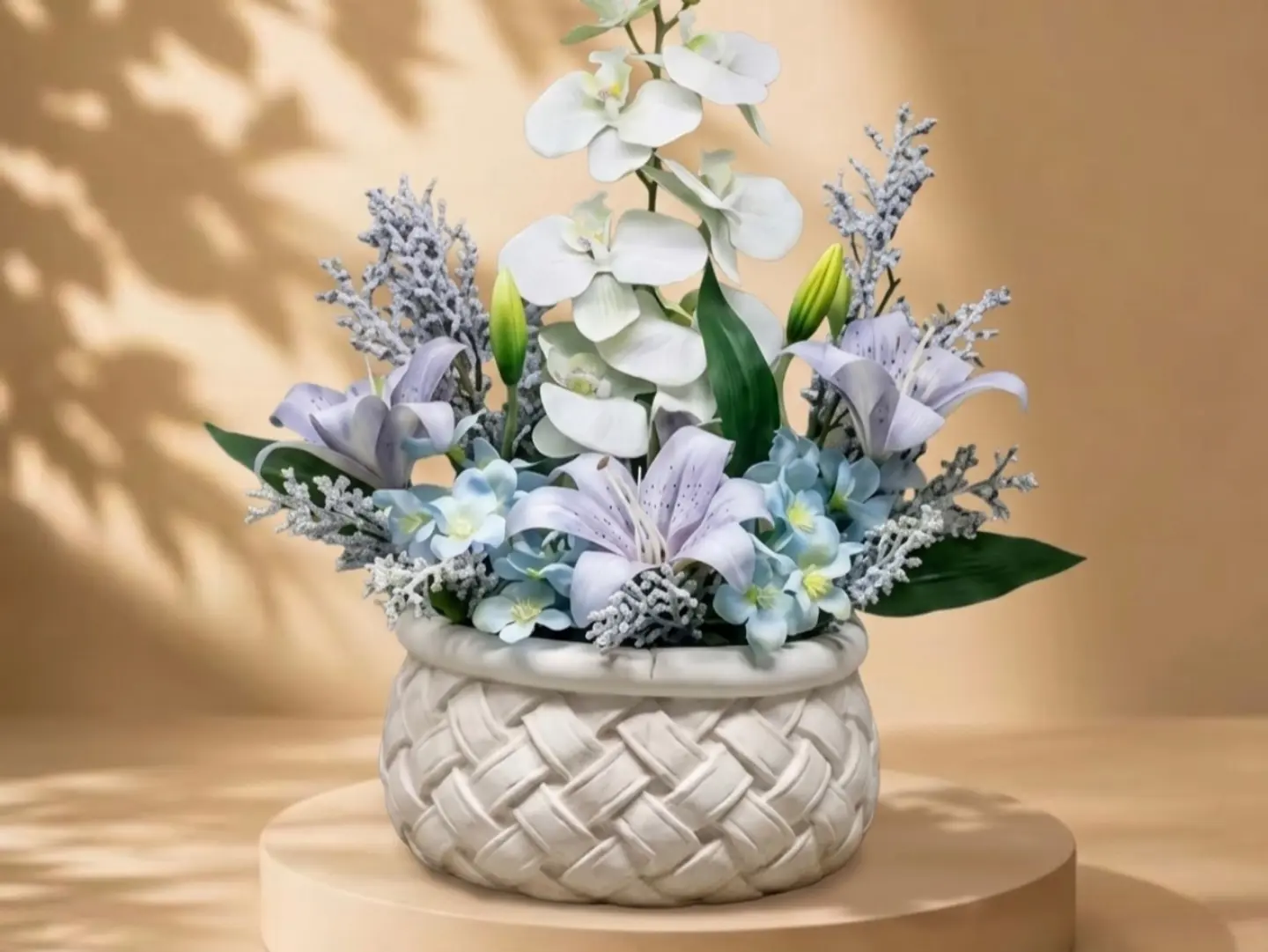 The Elegance Of Orchids And Lilies