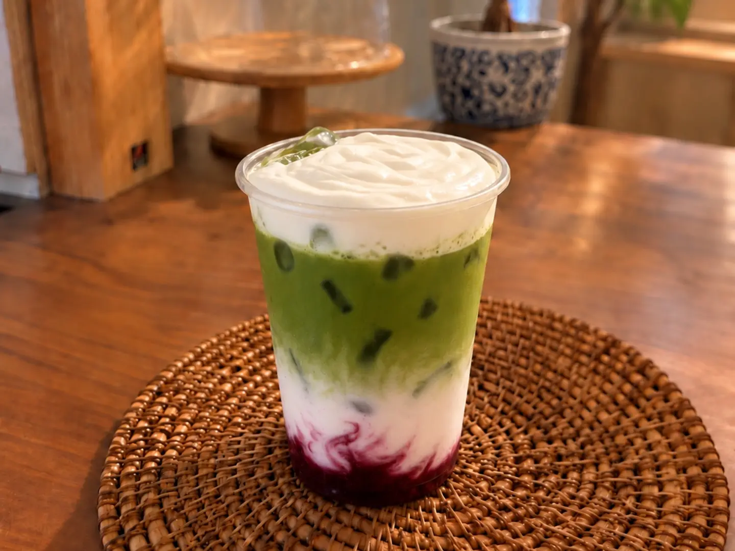 Mixed Berry Cheesecake Matcha