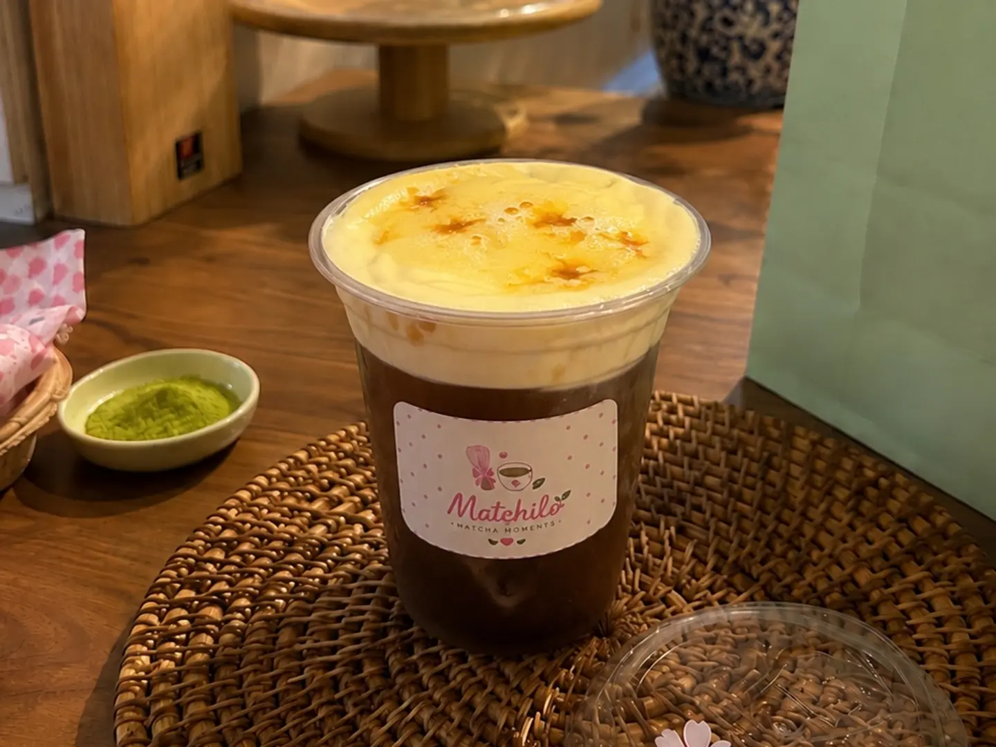 Iced Crème Brûlée Americano
