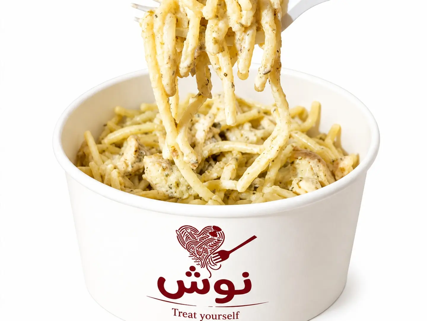 باستا كريمي دجاج - طبق كبير
