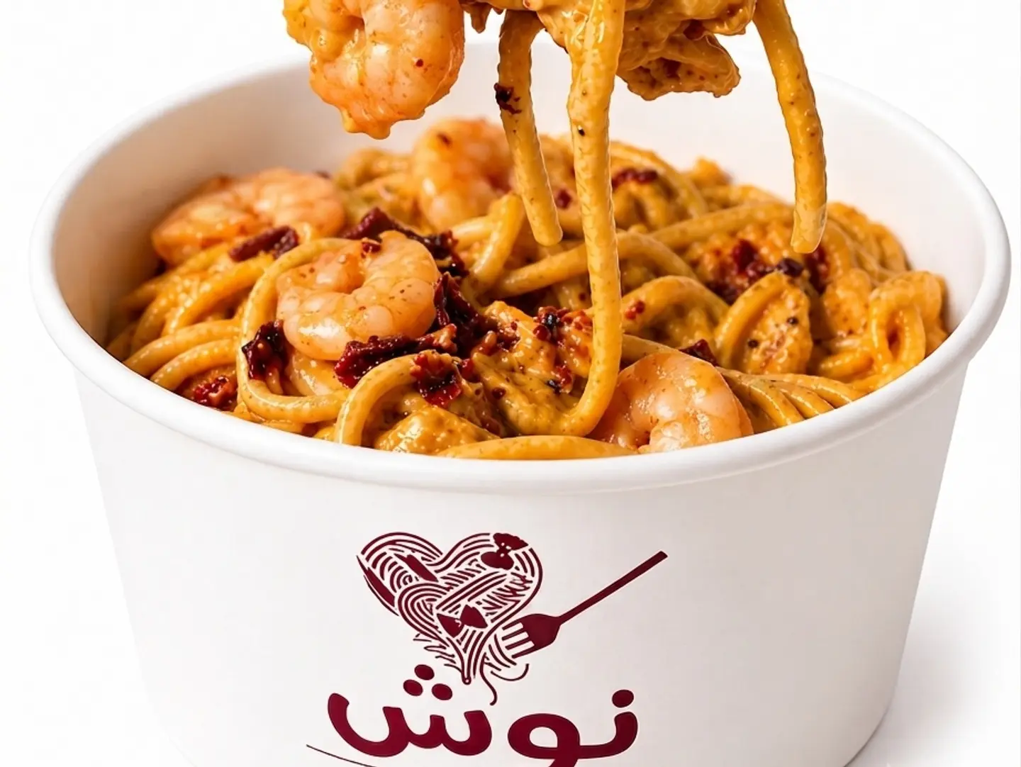 باستا روسو روبيان - طبق كبير