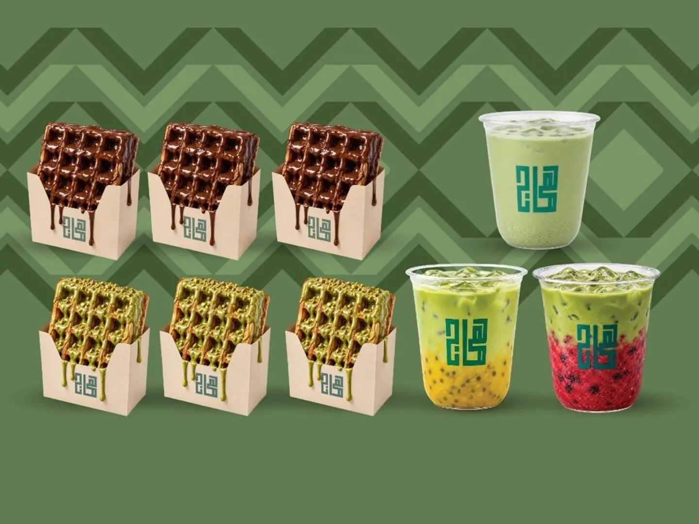 Matcha & Waffle Package