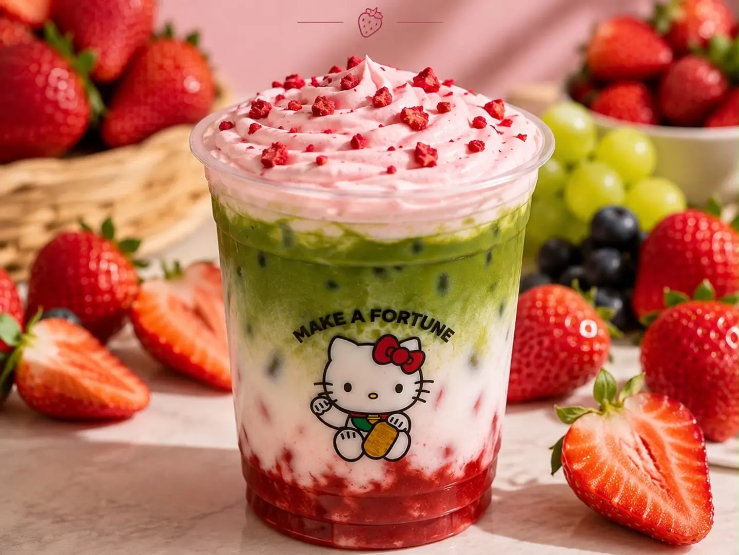 Strawberry Matcha