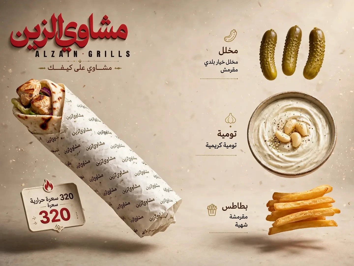Shish Tawook Sand With Ch