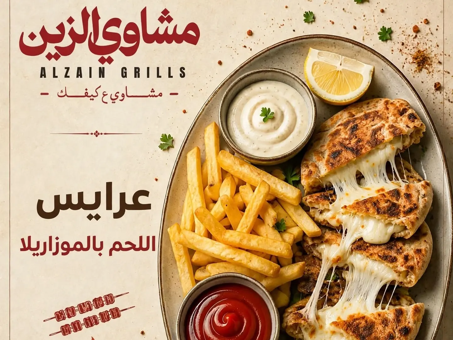 Araies With Mozzarella