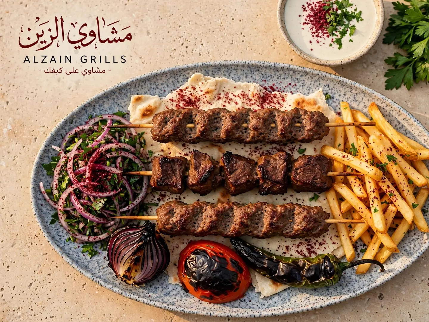 Mixed Meat Grill - 3 Sekh 250 Grams