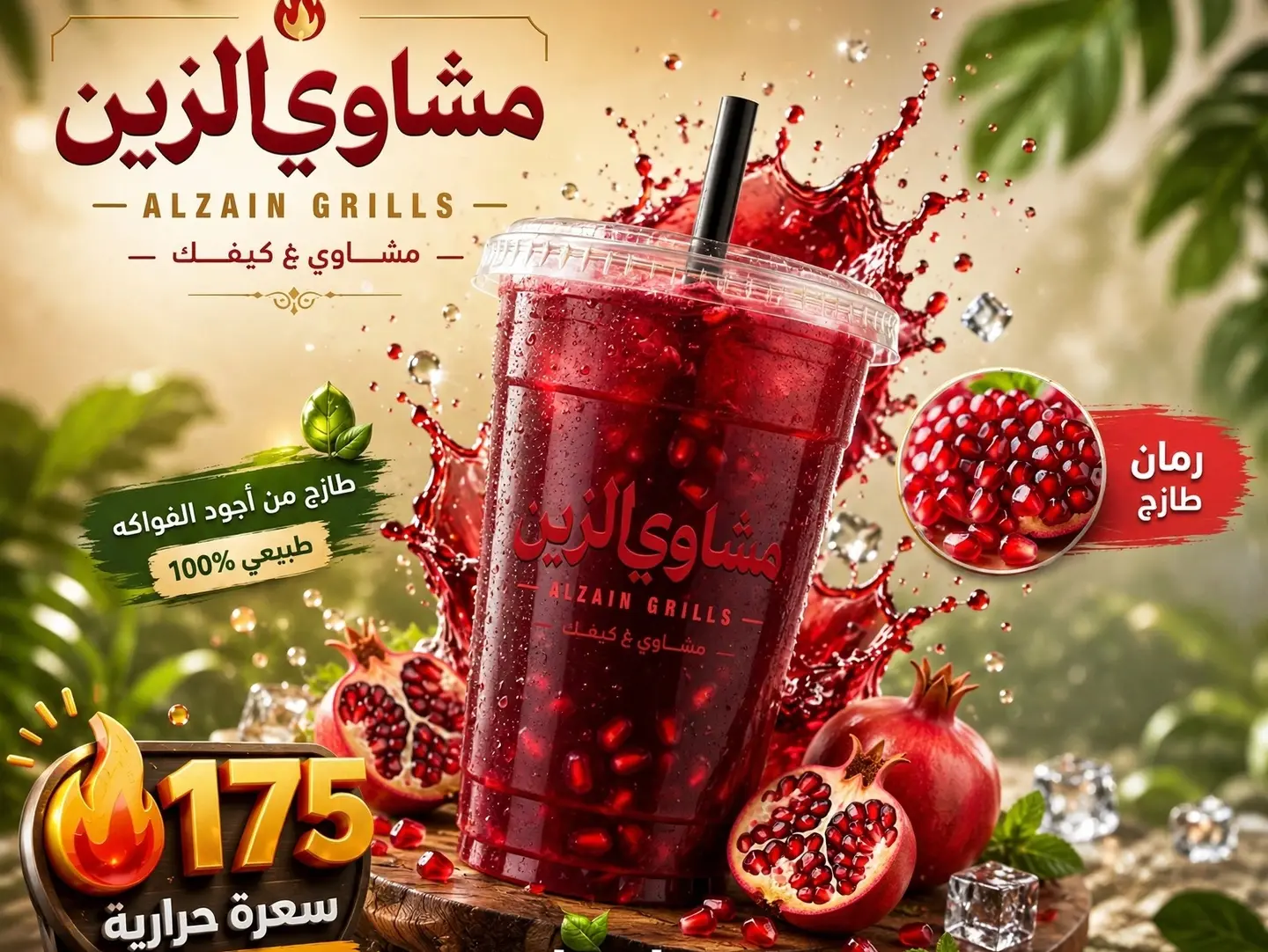 Pomegranate Juice - Small