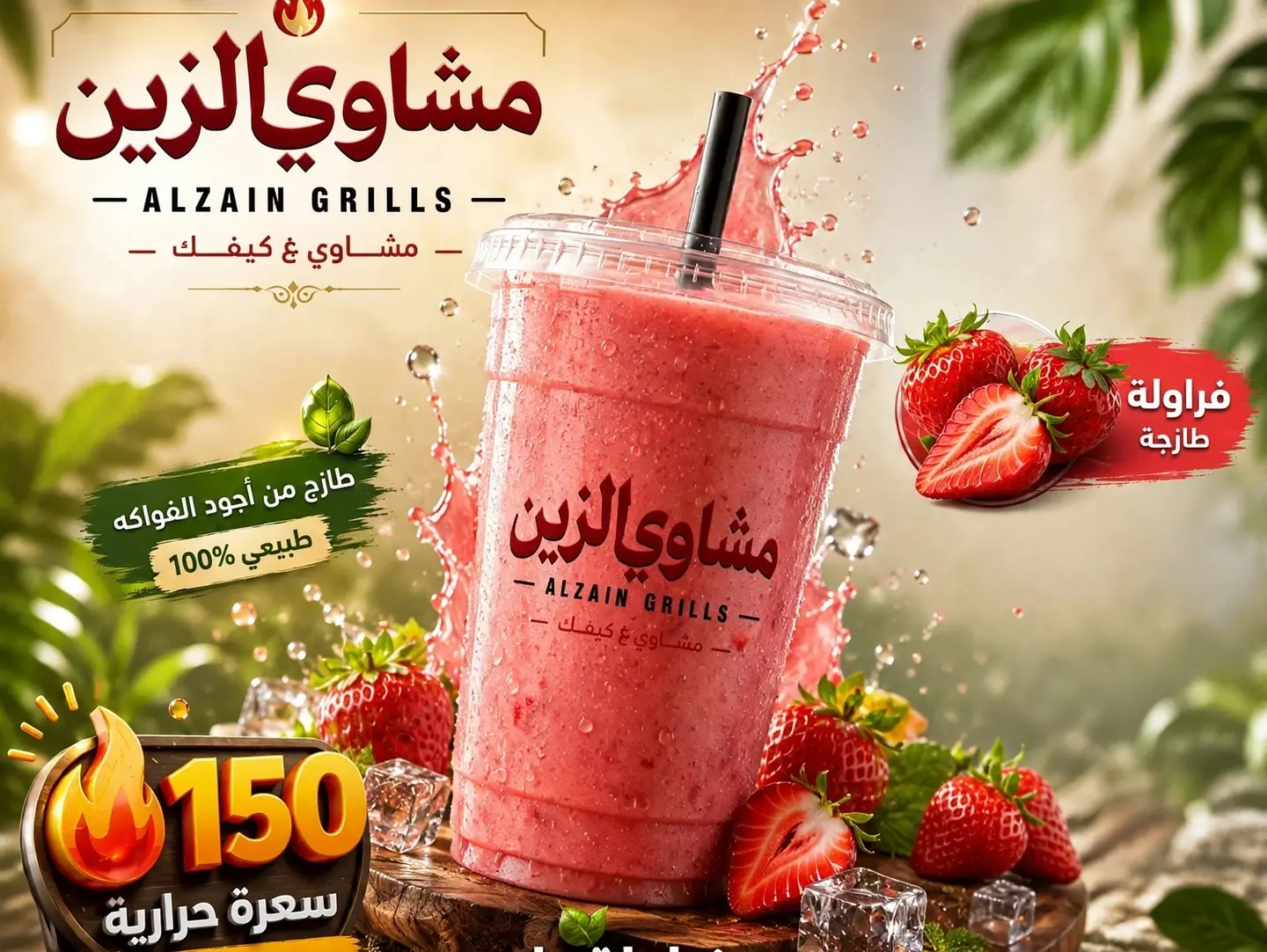 Strawberry Juice - Small