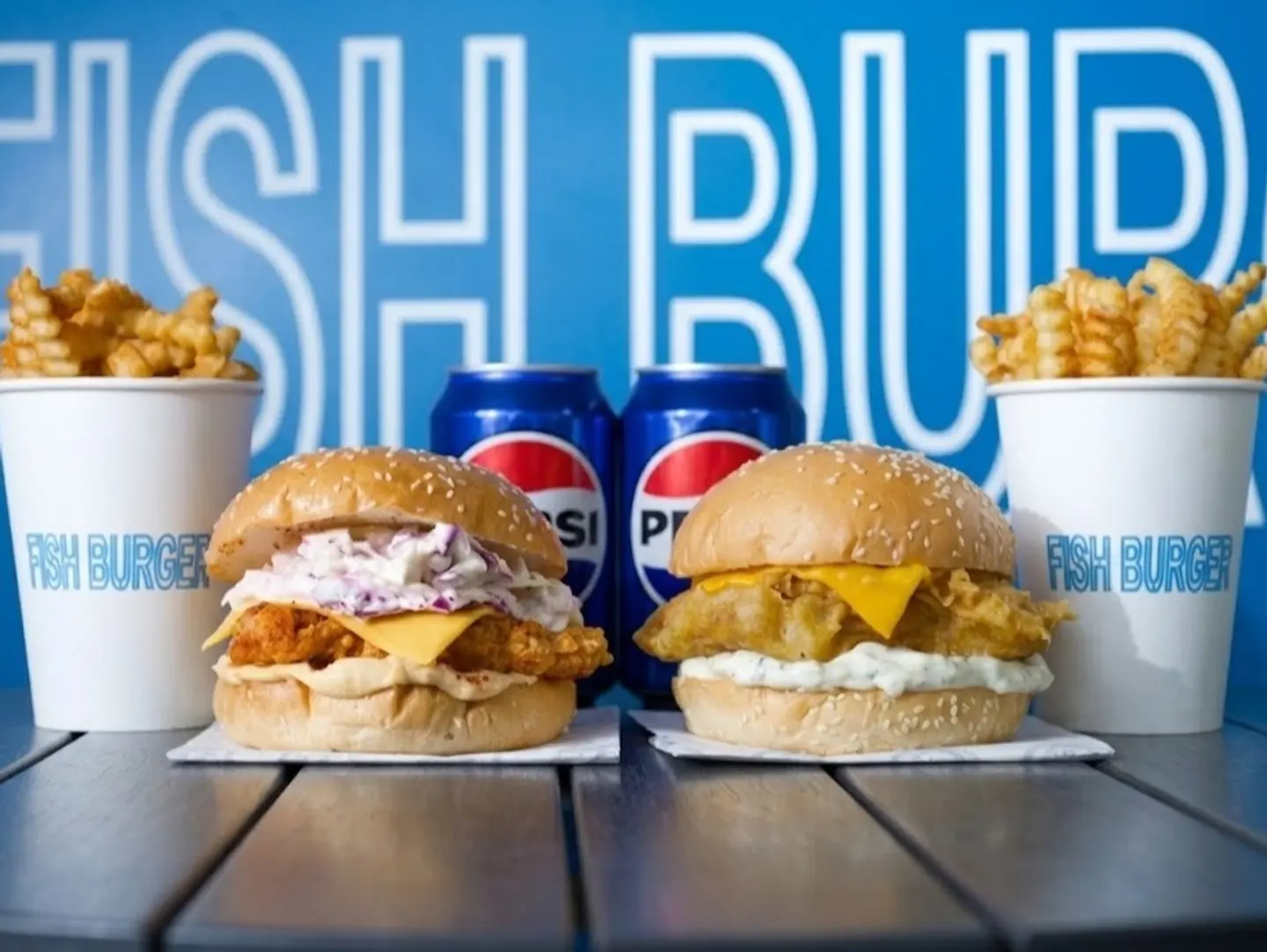 Fish Burger And Chicken Burger Combo