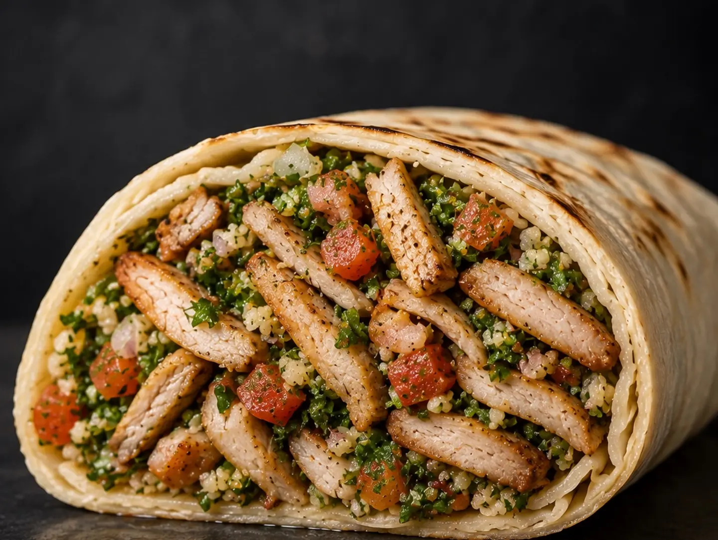 Small Shawarma & Tabbouleh