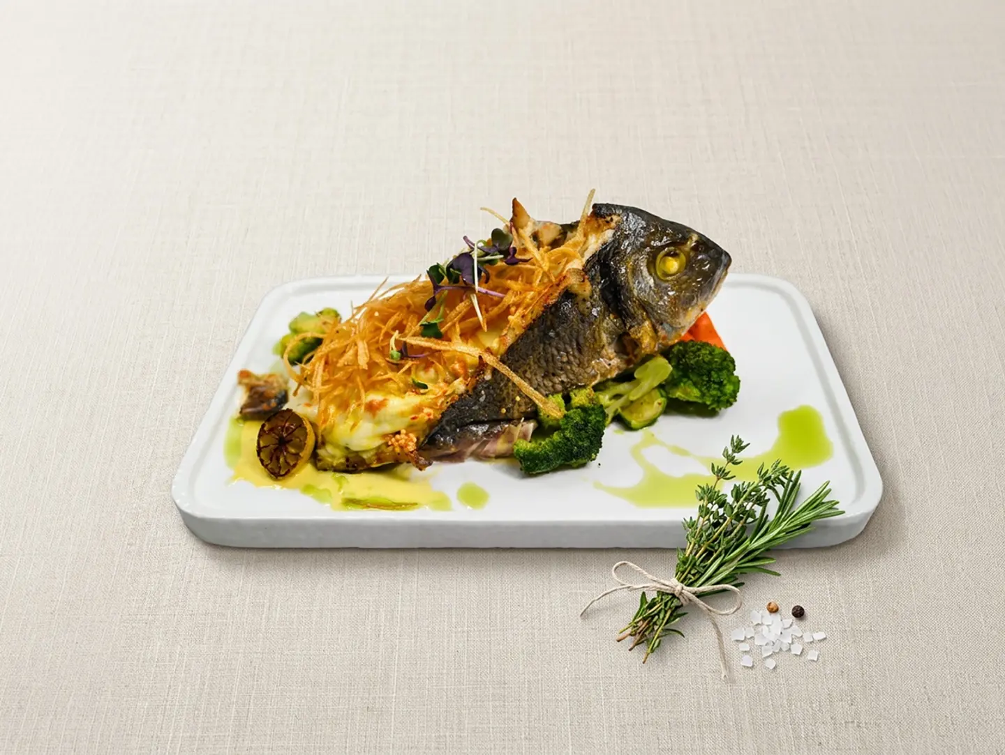 Sea Bream With Seafood