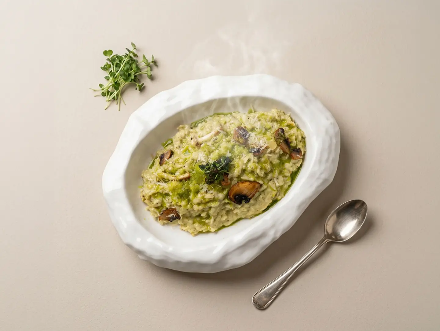 Pesto Chicken Risotto