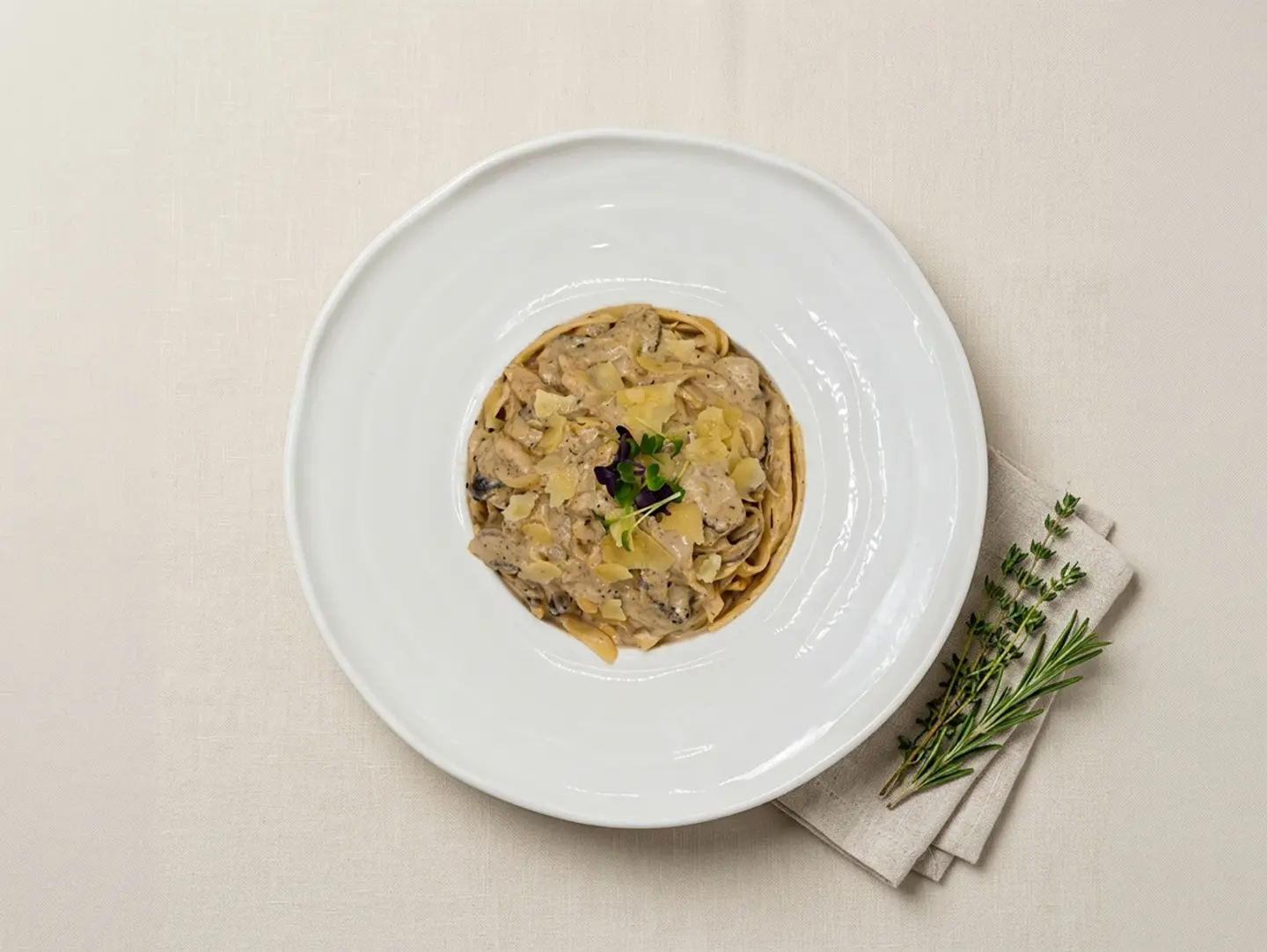 Fettuccini Mushroom Chicken