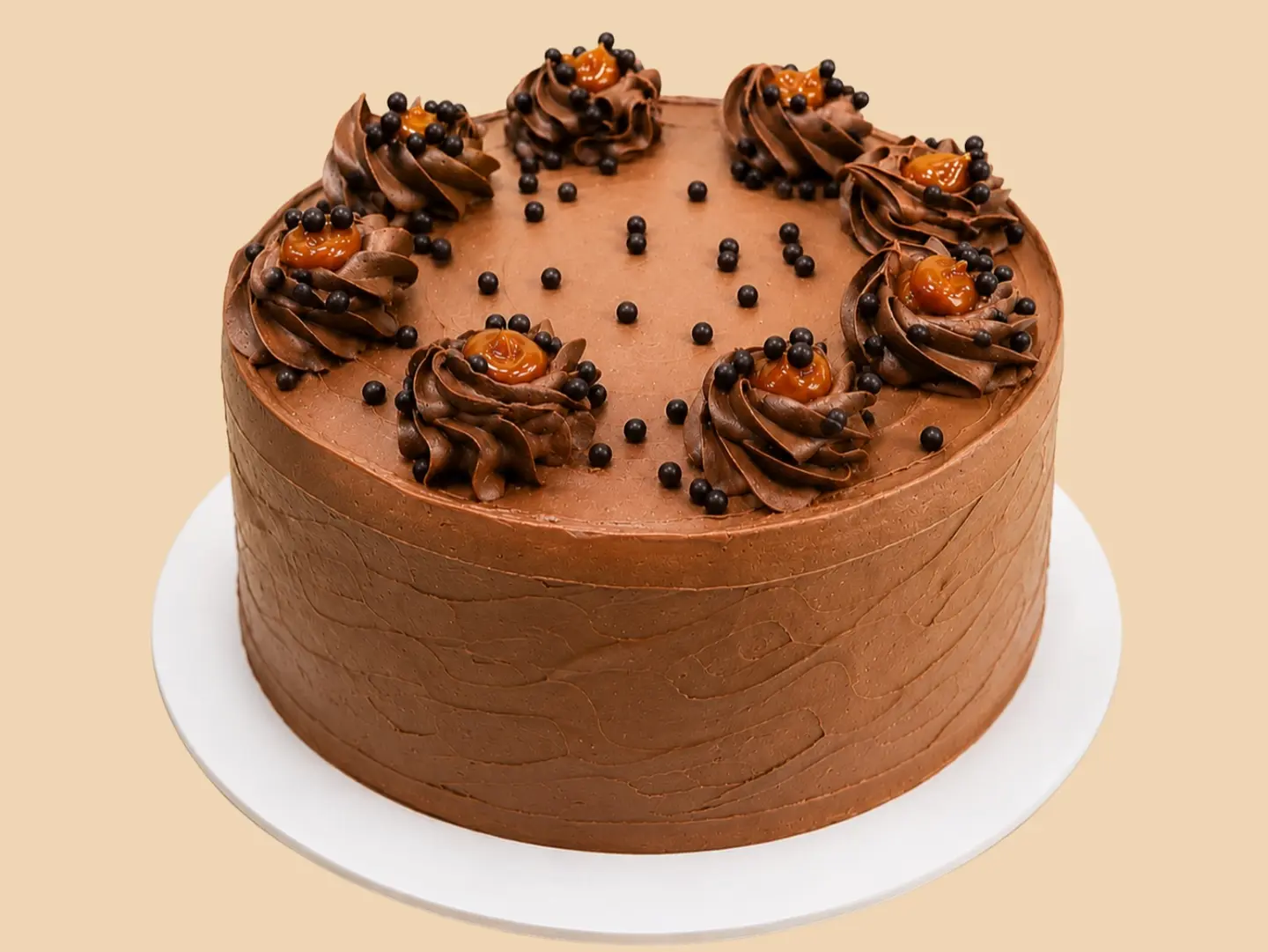 Chocolate And Caramel Cake