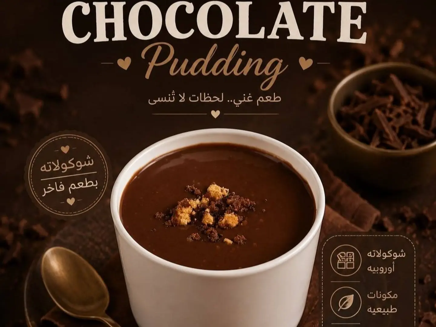 بودينغ الشوكلاته