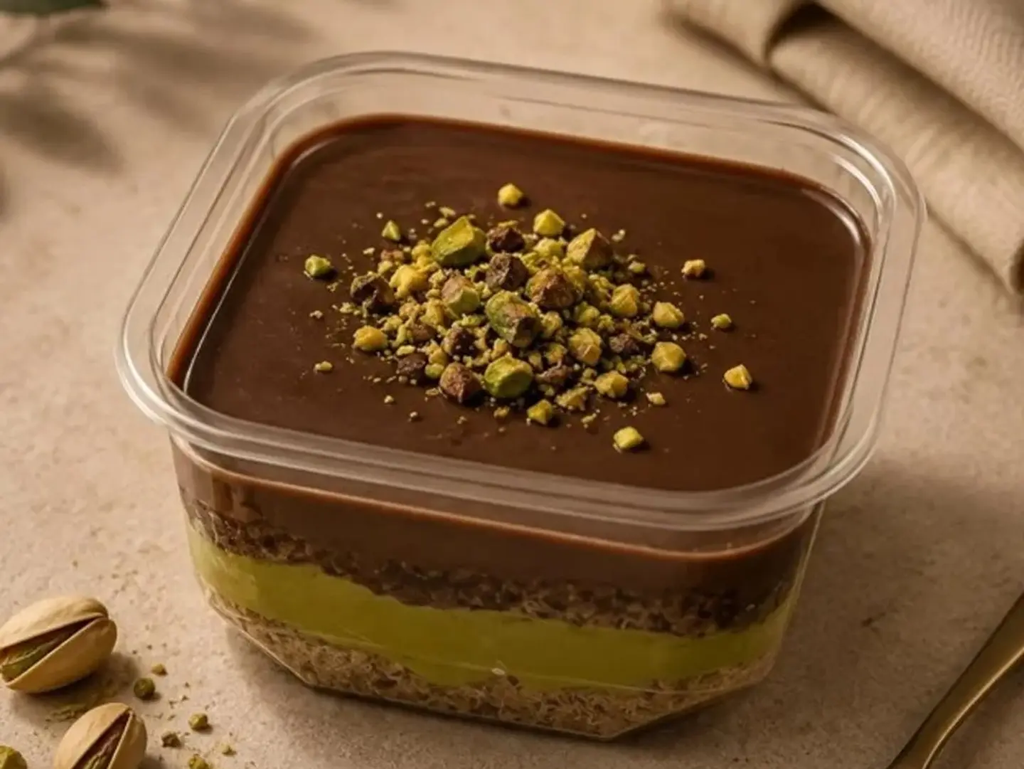 Kunafa Pudding