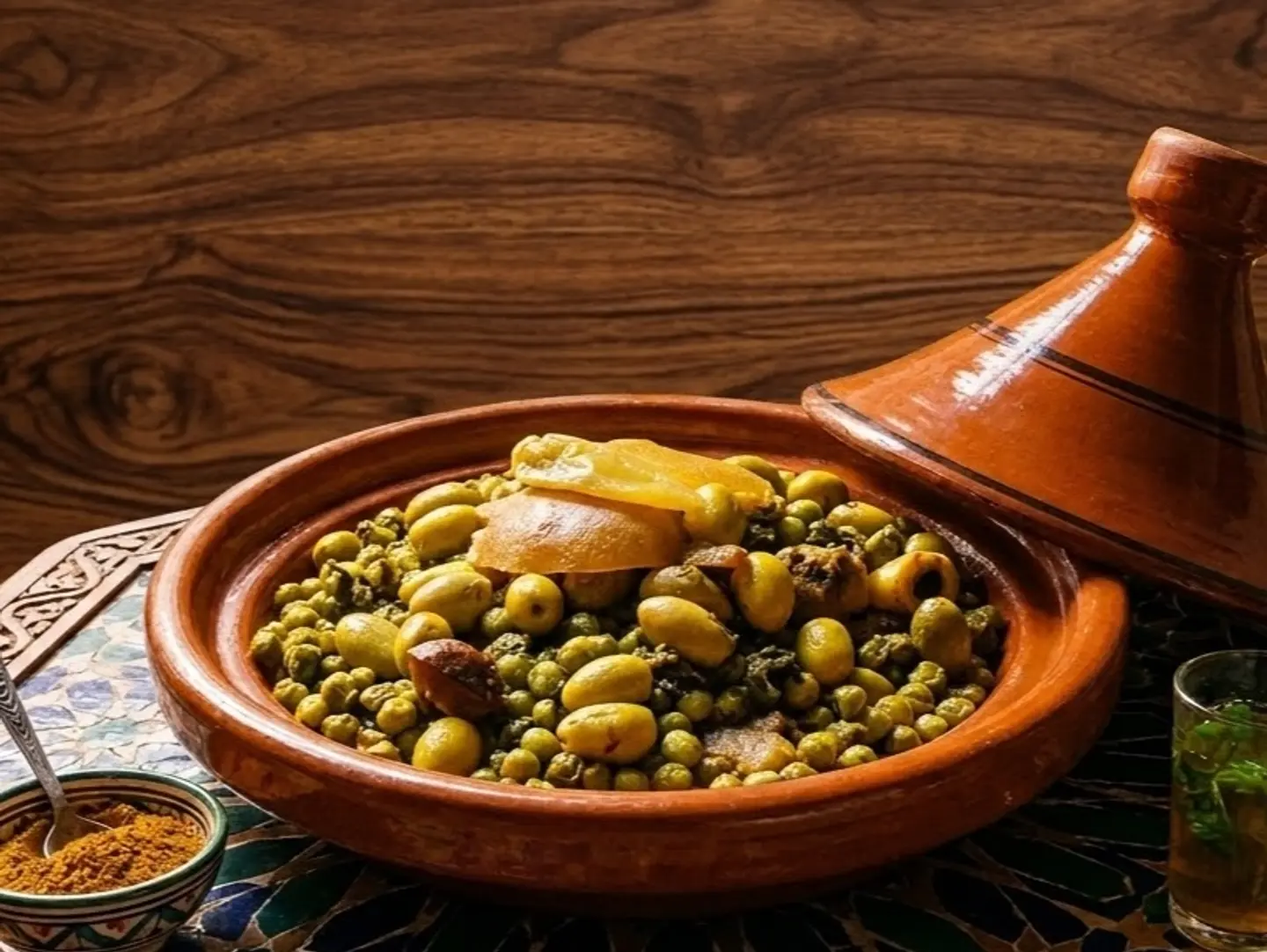 Tajin Meat With Peas