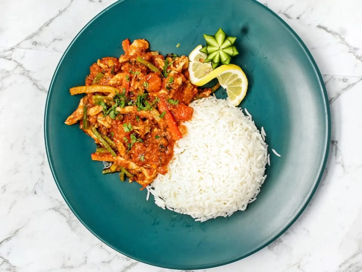 Chicken Garden With Rice