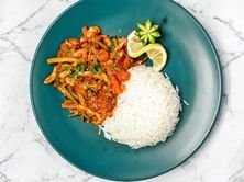 حديقـة دجاج مع أرز