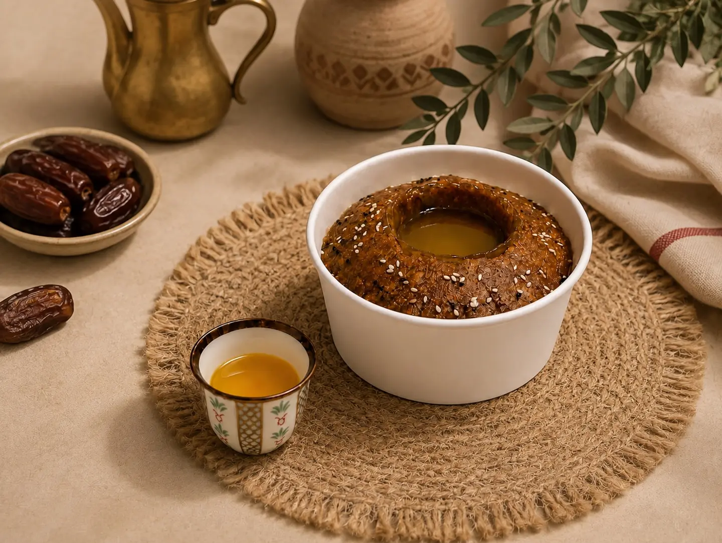 Nawal Areeka With Ghee & Dates..
