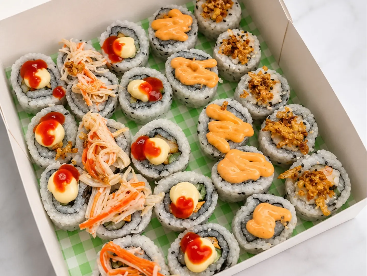 Pox Mex - 24 Pieces Of Sushi Mix