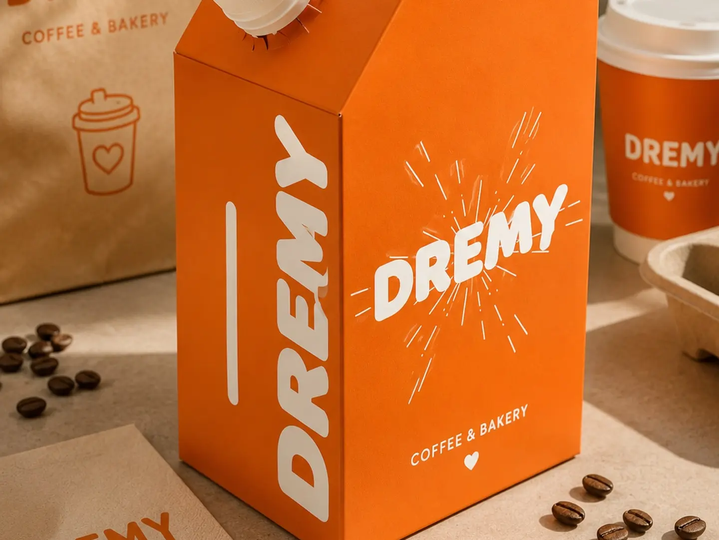 Box Containing Coffee Of The Day Cold