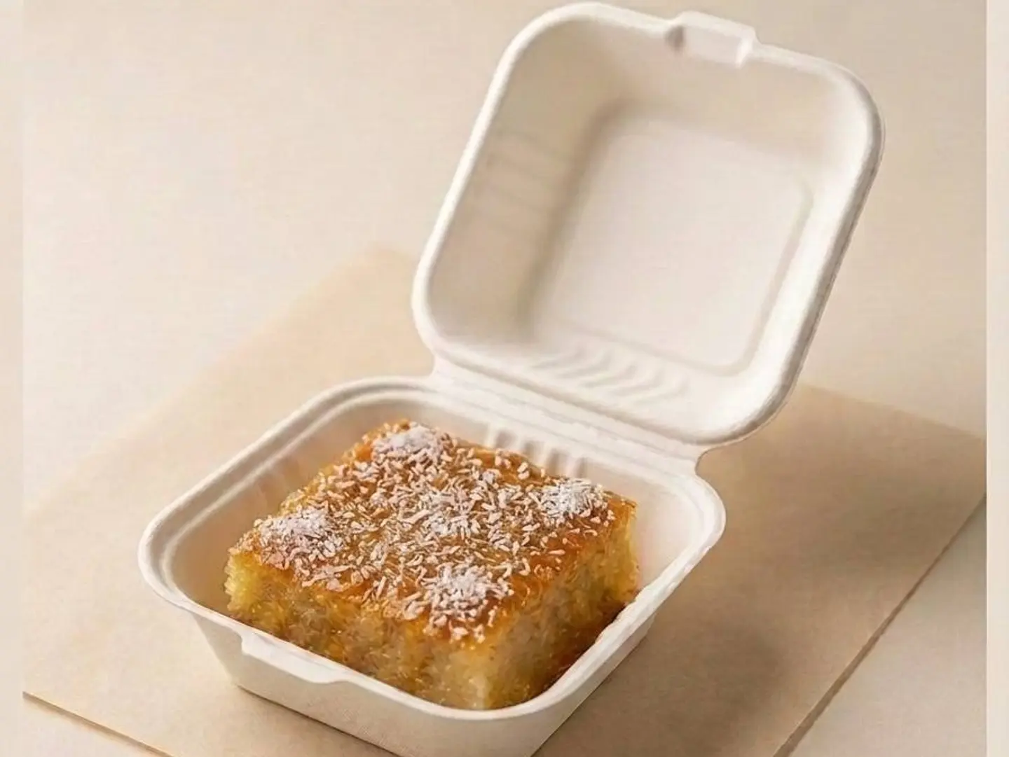 Basbousa With A Sprink Ie Of Coconut