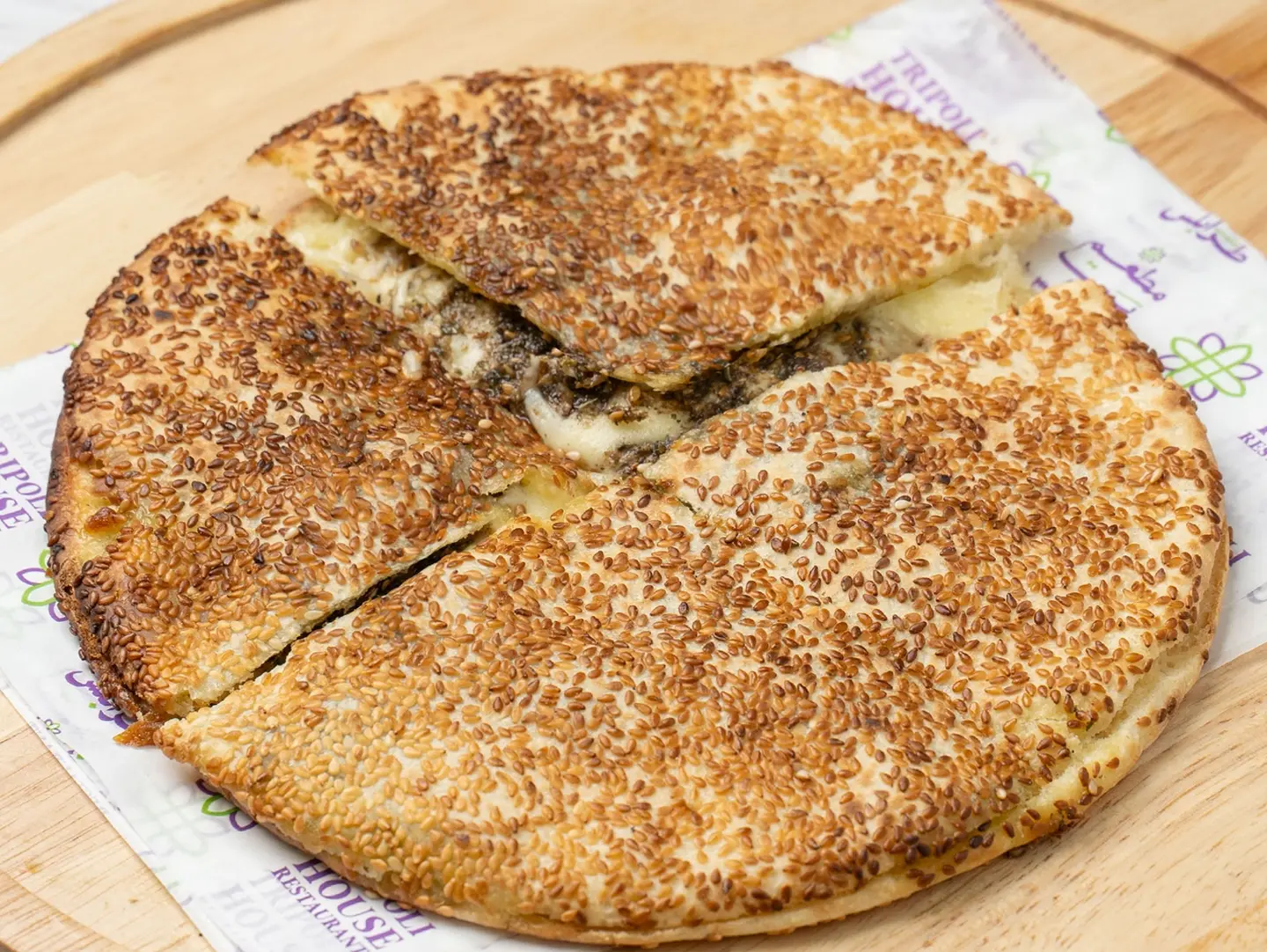 Kaak Zaatar And Cheese